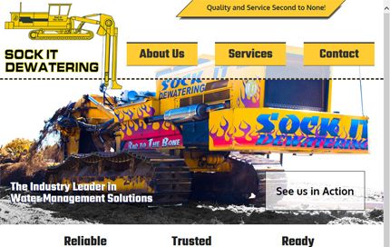 Thumbnail of website for Sock It Dewatering